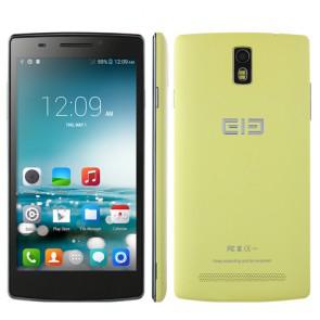 Elephone G5 3G MTK6582 quad core Android 4.4 5.5 Inch Smartphone 13MP Camera GPS WiFi Yellow