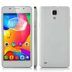 JIAKE M4 3G Android 4.4 MTK6572 Dual Core 4GB ROM Smartphone 5.0 Inch Dual Camera WiFi GPS White