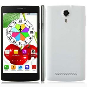 JIAKE V5 3G MTK6572W Dual Core Android 4.2 4GB ROM Smartphone 5.5 Inch QHD Screen WiFi GPS White
