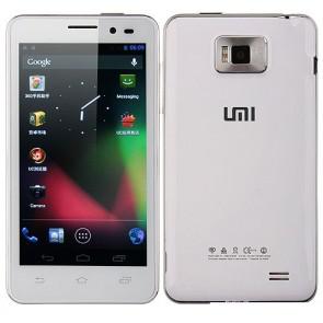 UMI X1S MTK6589 Quad Core Android 4.2 Smartphone 4.5 Inch 1G RAM 3G WIFI GPS White
