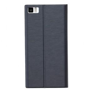 Xiaomi Mi3 Original Silk Flip Stand Cover Case Black