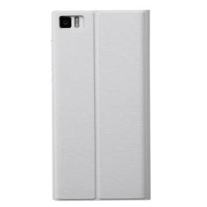 Xiaomi Mi3 Original Silk Flip Stand Cover Case White