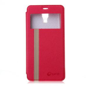 Original Leather Flip Cover Case Stand Case for XIAOMI MI4 Smartphone Red