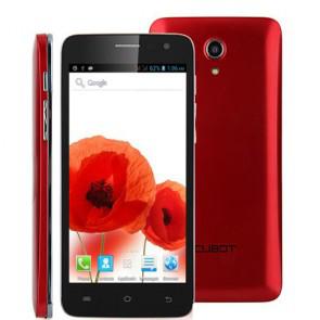 CUBOT BOBBY 5.0 Inch MTK6572W Dual Core  Android 4.2 Smartphone 3G WIFI GPS Red