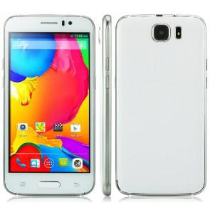 JIAKE M6 MTK6572W Dual Core Android 4.4 3G Smartphone 5.0 Inch 5MP Camera White