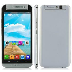 JIAKE M7 3G Android 4.4 MTK6572W Dual Core Smartphone 5.5 Inch 5MP Rotatable Camera White