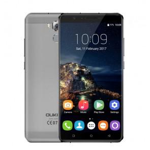 Oukitel U16 Max 3GB 32GB MT6753 Octa Core Android 7.0 4G LTE Smartphone 6.0 inch 13.0MP Camera Gray