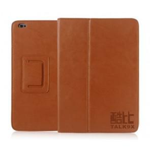 Cube Talk 9X Original Leather Case Stand Cover Brown