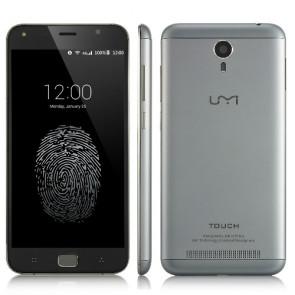UMI Touch 3GB 16GB Android 6.0 MTK6735 Octa Core 4G LTE Smartphone 5.5 Inch Touch ID 13MP Camera Grey