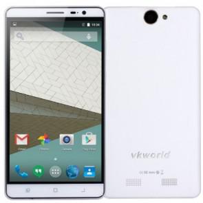 VKworld VK6050 MTK6735 Android 5.1 4G LTE Smartphone 1GB 16GB 5.5 Inch 6050mAh 13MP Camera White